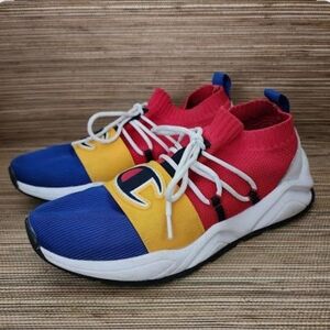 Champion Kids Sneakers in Red, Blue, and Yellow